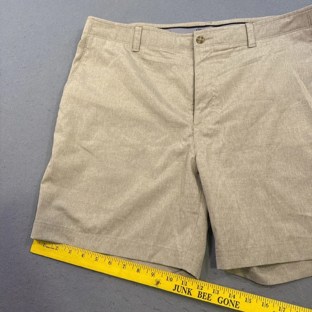 Pro Tour SHORTS  Men's 38 Performance Golf Shorts  TAN   Front